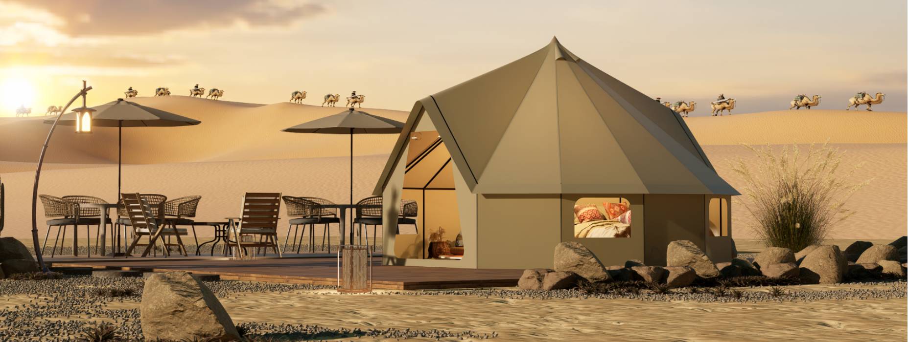 甘州区露营酒店帐篷产品